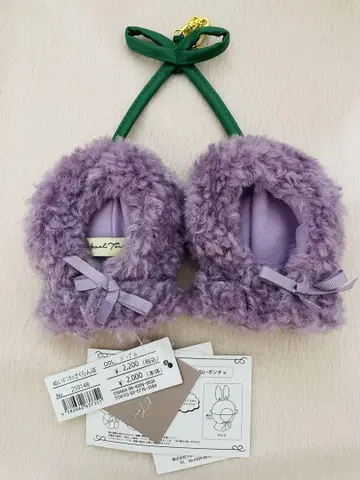 봉제 의류 체리 봉제 판초 니코이치 보라색 S 사이즈 10cm