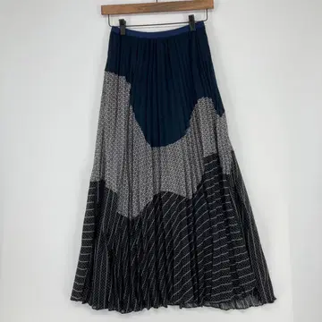 TOMMY HILFIGER 타미힐피거 플리츠 롱 스커트