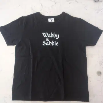 Wabby & Sabbie 티셔츠 블랙 100% 코튼
