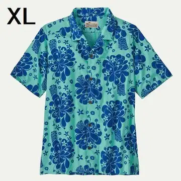 파타고니아 파타고니아 파타로하 알로하 셔츠 XL 엔드리스 블루