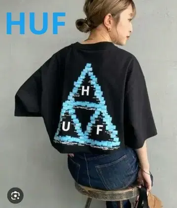 HUF/하프 DESKTOP 백 프린트 숏 슬리브 티셔츠