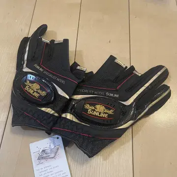 SUNLINE 선라인 3D GLOVE 낚시 장갑 3권 블랙 금
