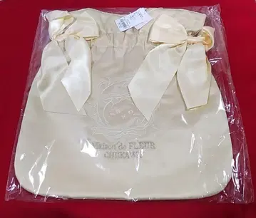 치이카와 Maison de FLEUR 자수 더블 리본 토트백 토끼