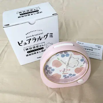 퓨어 구미 카미야 히로시 오리지널 보이스 녹음 알람 시계