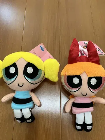 파워 퍼프 걸스 봉제 인형 세트