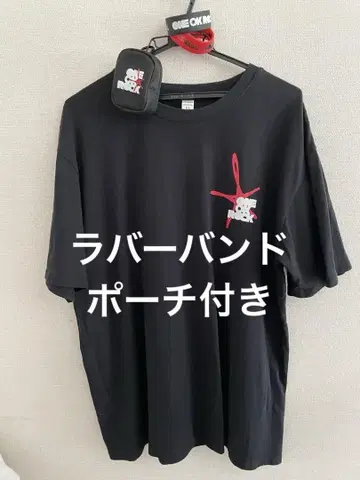 ONE OK ROCK 원 오크록 티셔츠 러버 밴드 파우치