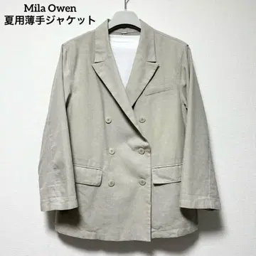 Mila Owen 미라 오웬 여름용 얇은 자켓 린넨