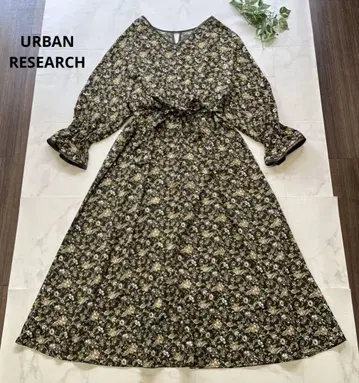 새상품급 URBAN RESEARCH 레트로 보타니컬 롱 원피스 2way