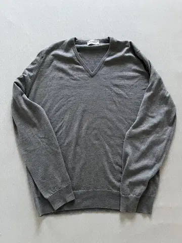 JOHN SMEDLEY 그레이 니트 스웨터 2XL