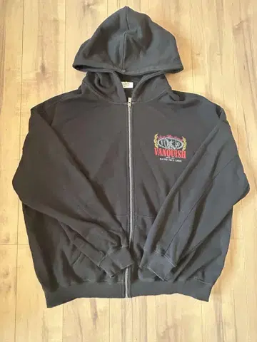 VANQUISH 블랙 후드티 2XL