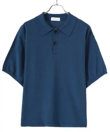 BALLAST ARK KNIT POLO 네이비 블루