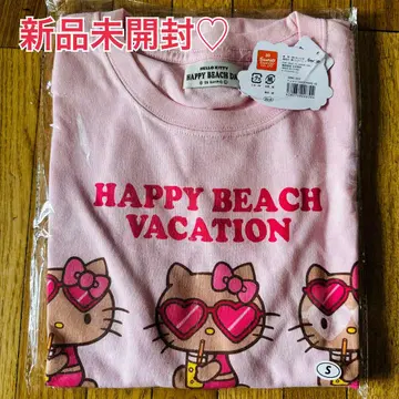 일광화상 키티 티셔츠 S 사이즈 HAPPY BEACH VACATION