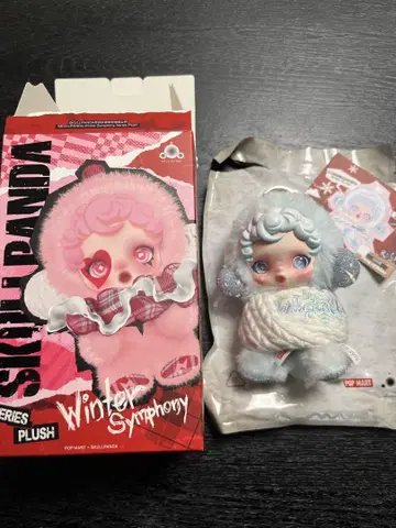 POPMART SKULLPANDA 봉제 인형 snow