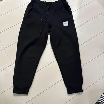 DUFFER 블랙 조거 팬츠