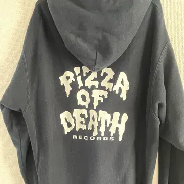PIZZA OF DEATH 피자 오브 데스 후드티 L 사이즈 블랙