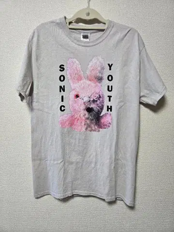 Sonic Youth 핑크 토끼 티셔츠