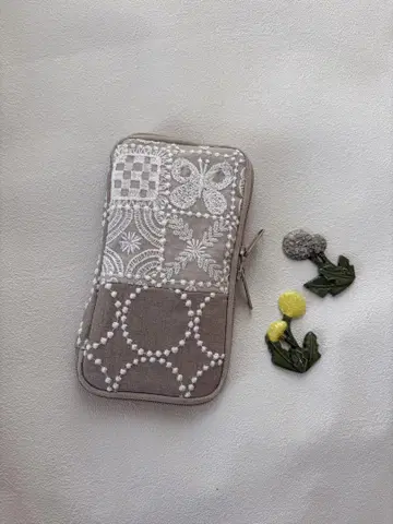 미나 페르호넨 forest tile 탬버린 멀티 파우치