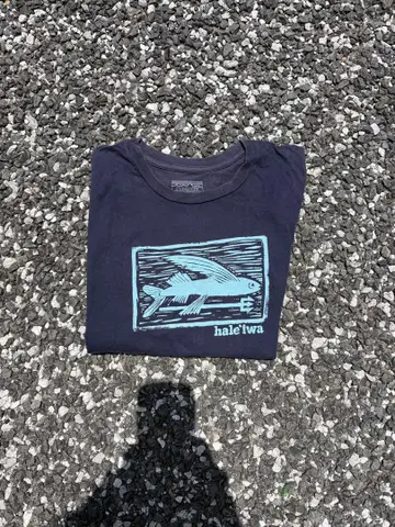 Patagonia hale'iwa 플라잉 피쉬 티셔츠 네이비