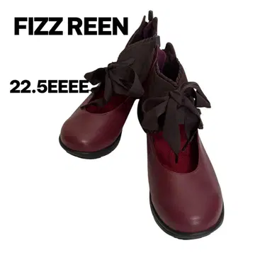 FIZZ REEN 피즈린 가죽 신발 22.5EEEE 경량 와인