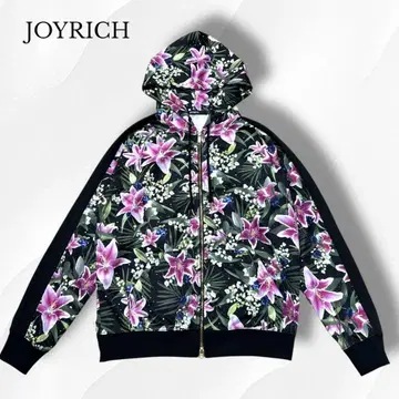 JOYRICH 조이리치 후드티 후디 꽃무늬 플라워 시크 스타일