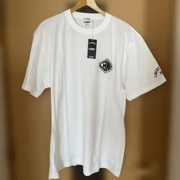 LBWK 화이트 티셔츠 백 프린트