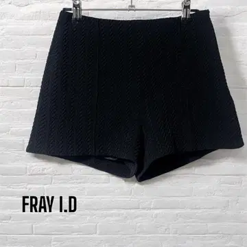 프레이 아이디 숏 팬츠 블랙 고급스러운 성인 여성 사이즈 0