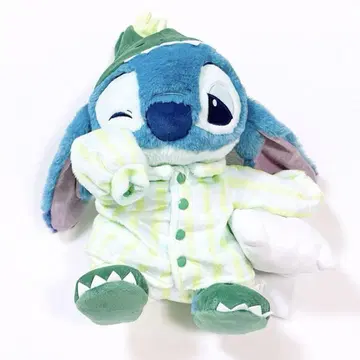 디즈니 스토어 스티치 봉제 인형 PAJAMA STYLE 파자마