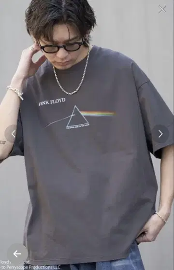 PUBLUX 별주 PINK FLOYD TEE 밴딩 티셔츠 S 사이즈