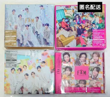 timelesz FAM 앨범 CD 4 형태 최초 한정판 Blu-ray