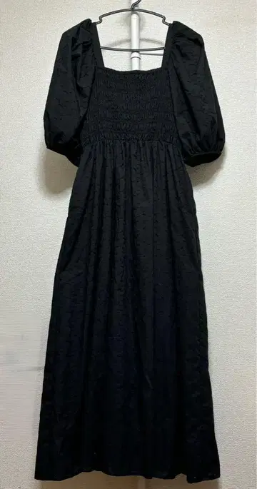 MOUSSY 블랙 롱 원피스