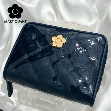 새상품급 MARY QUANT 마리콴트 네이비 데이지 멀티 지갑