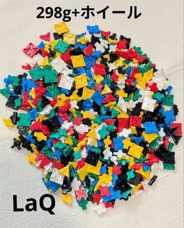 LaQ 라쿠 컬러풀 부품과 휠 세트 298g+휠