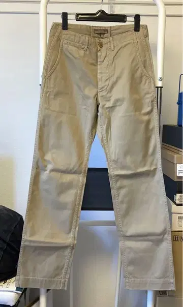 WORKERS OFFICER TROUSERS 치노 팬츠 W30 베이지