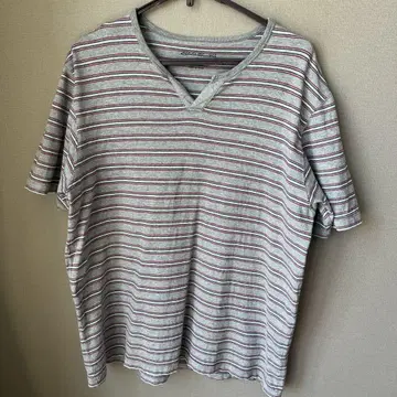 Eddie Bauer 보더 무늬 티셔츠 XL