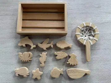 산고래의 집   욕실에서 쪼로록쪼로록   나무 블록