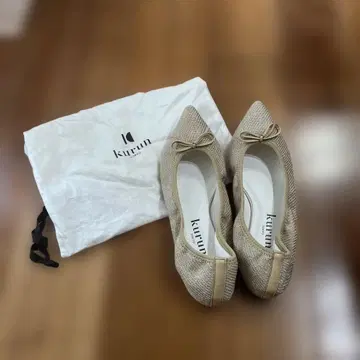 린넨 크룬 플랫 슈즈 kurun