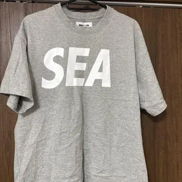 WIND AND SEA 그레이 티셔츠 L 사이즈