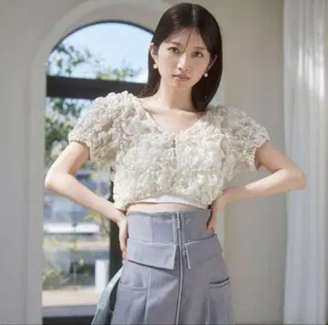 SNIDEL (스나이델) 랜덤 셔링 풀오버