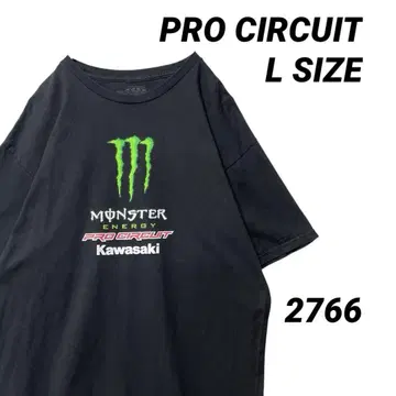 몬스터 에너지 가와사키 기업 로고 티셔츠 PRO CIRCUIT