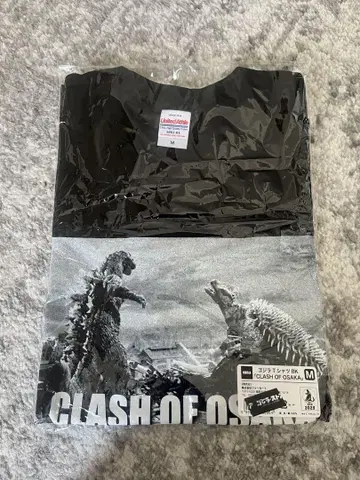 고질라 앙기라스 오사카 한정판 티셔츠 CLASH OF OSAKA