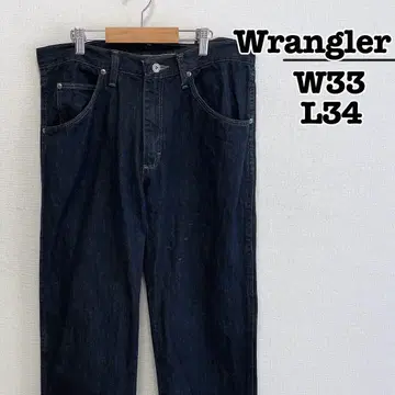 Wrangler 데님 팬츠 다크 인디고 W33L34 멕시코제 구제 의류