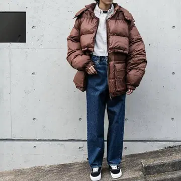 소프트피펜 레이어 프론트 퍼프 재킷