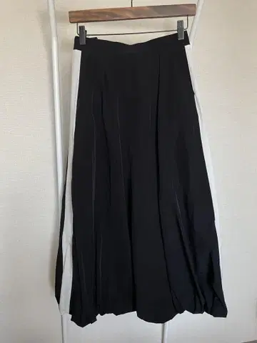 블랙 롱 스커트 M