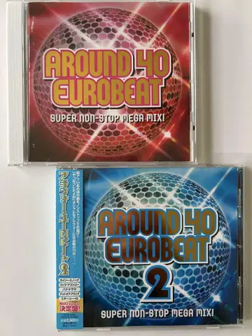 AROUND 40 EUROBEAT & 2 CD 2장 세트