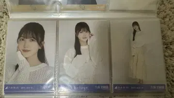 노기자카46 브로마이드 쿠보 시오리 메쉬 니트 컴프