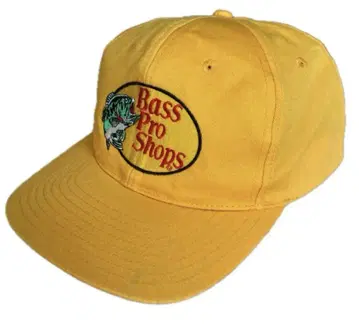 Bass Pro Shops 캡 옐로우 컬러 프리 사이즈
