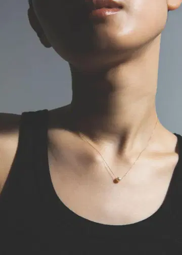 les bon bon 목걸이 pearl chain necklace