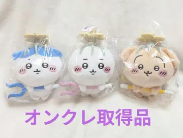 치이카와 토벌 마스코트 봉제 인형 치이카와 하치와레 토끼 3종 세트