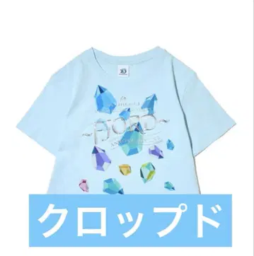 Mrs. GREEN APPLE FJORD 크리스탈 티셔츠 라이트 블루