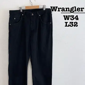 Wrangler 데님 팬츠 청바지 블랙 W34 L32 니카라과산